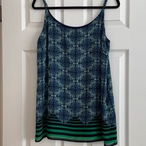 Dressy tank top, fully lined